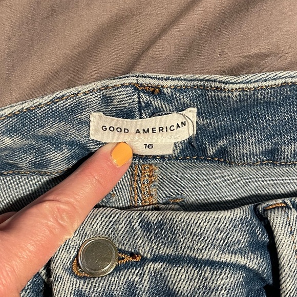 Good American Good Curve High Waist Denim Jeans, Size 16 - Picture 6 of 7